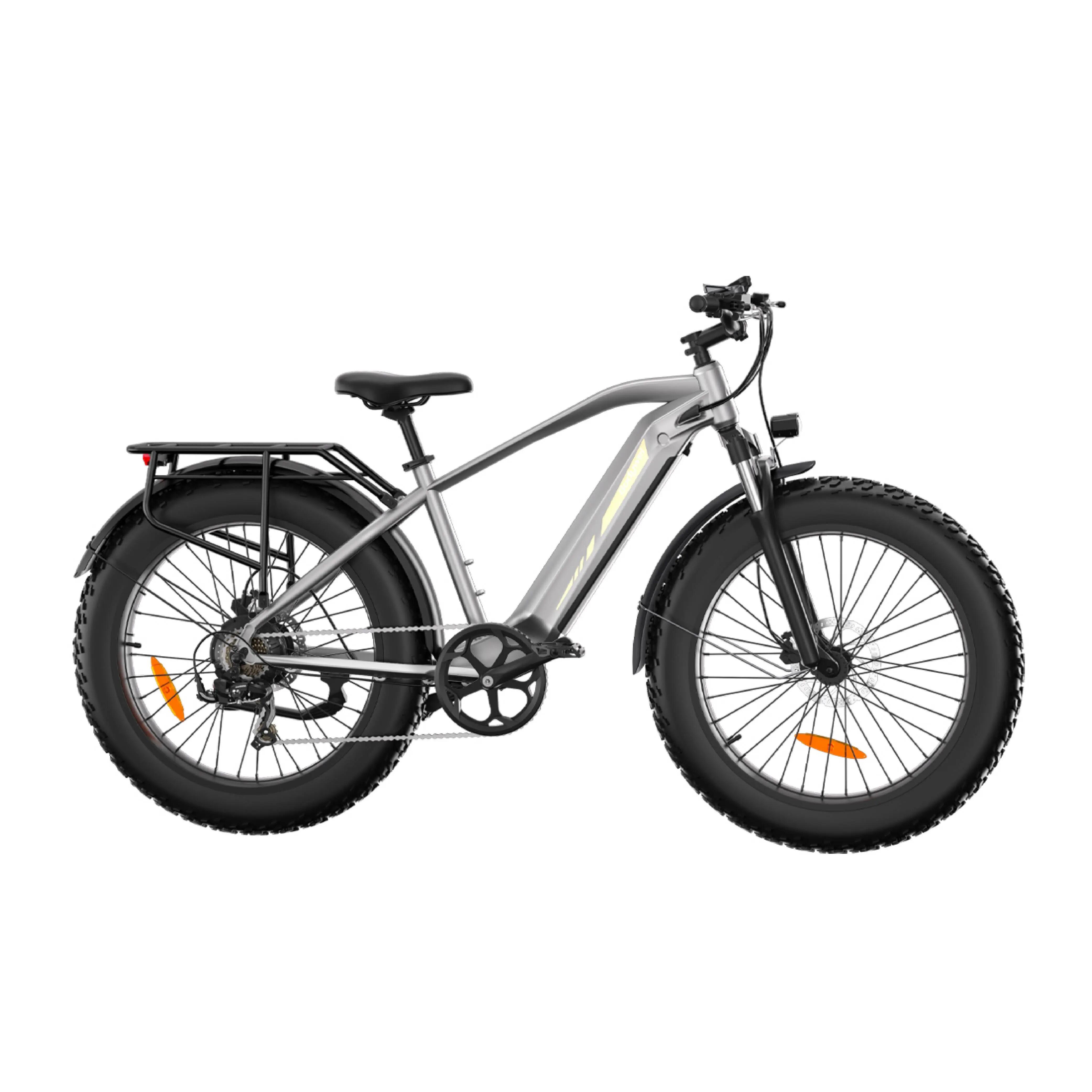 Bicicletă electrică Bodywel D6 pentru bărbați baterie 48V15Ah anvelopă 26×4.0"