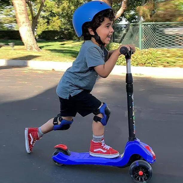 Casque de vélo enfant, casque pour tout-petit, ensemble d'équipement de protecti 2/5