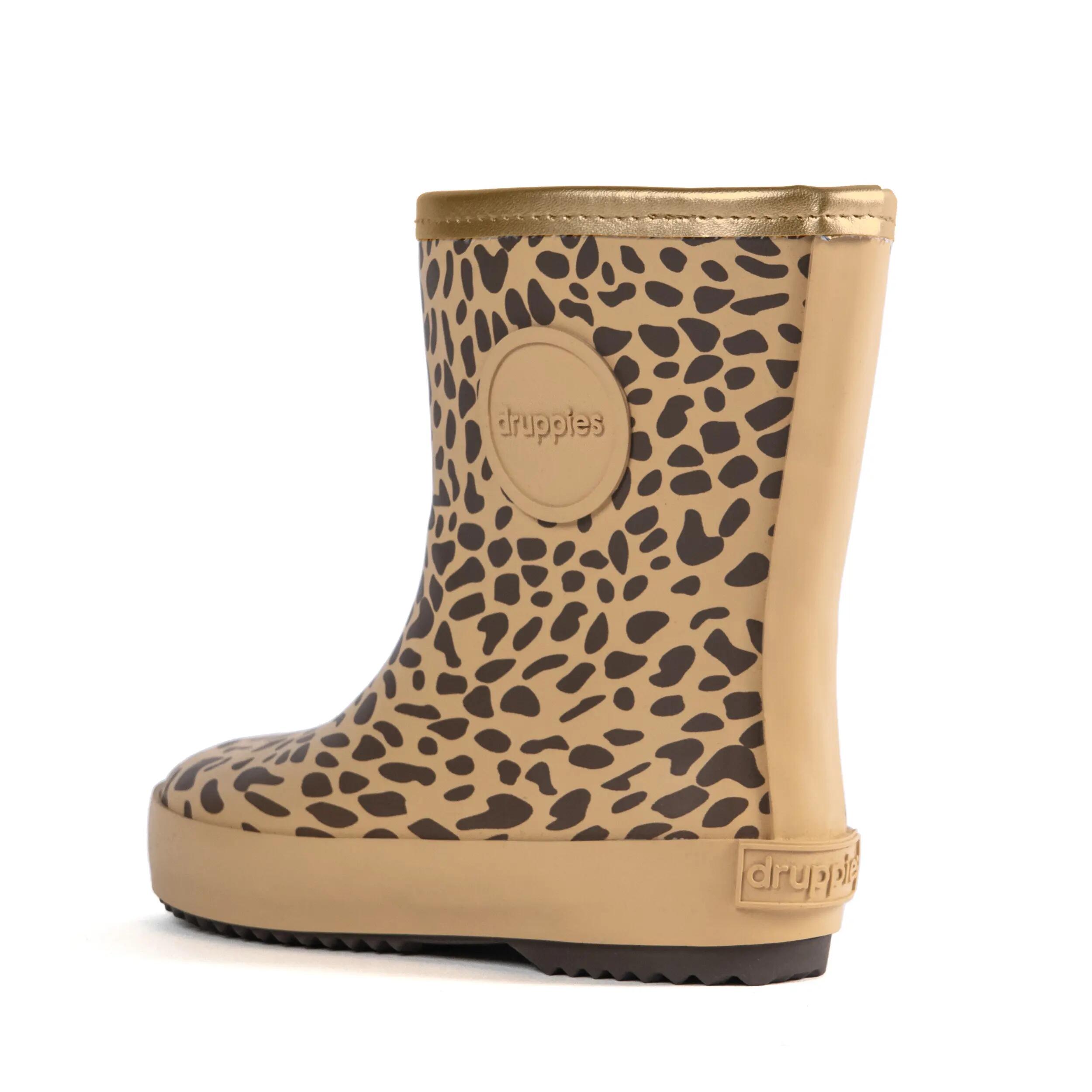 Regenlaarzen Kinderen - Natuurrubber Laarzen - Nature - Panter - EU 32 2/9