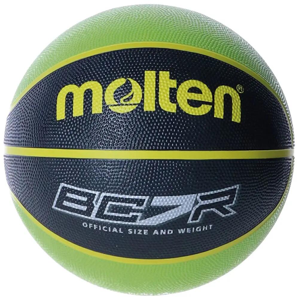 Pack 12 Balones Baloncesto Molten BC7R2-KG Talla 7 Amarillo/Verde Outdoor 2/2