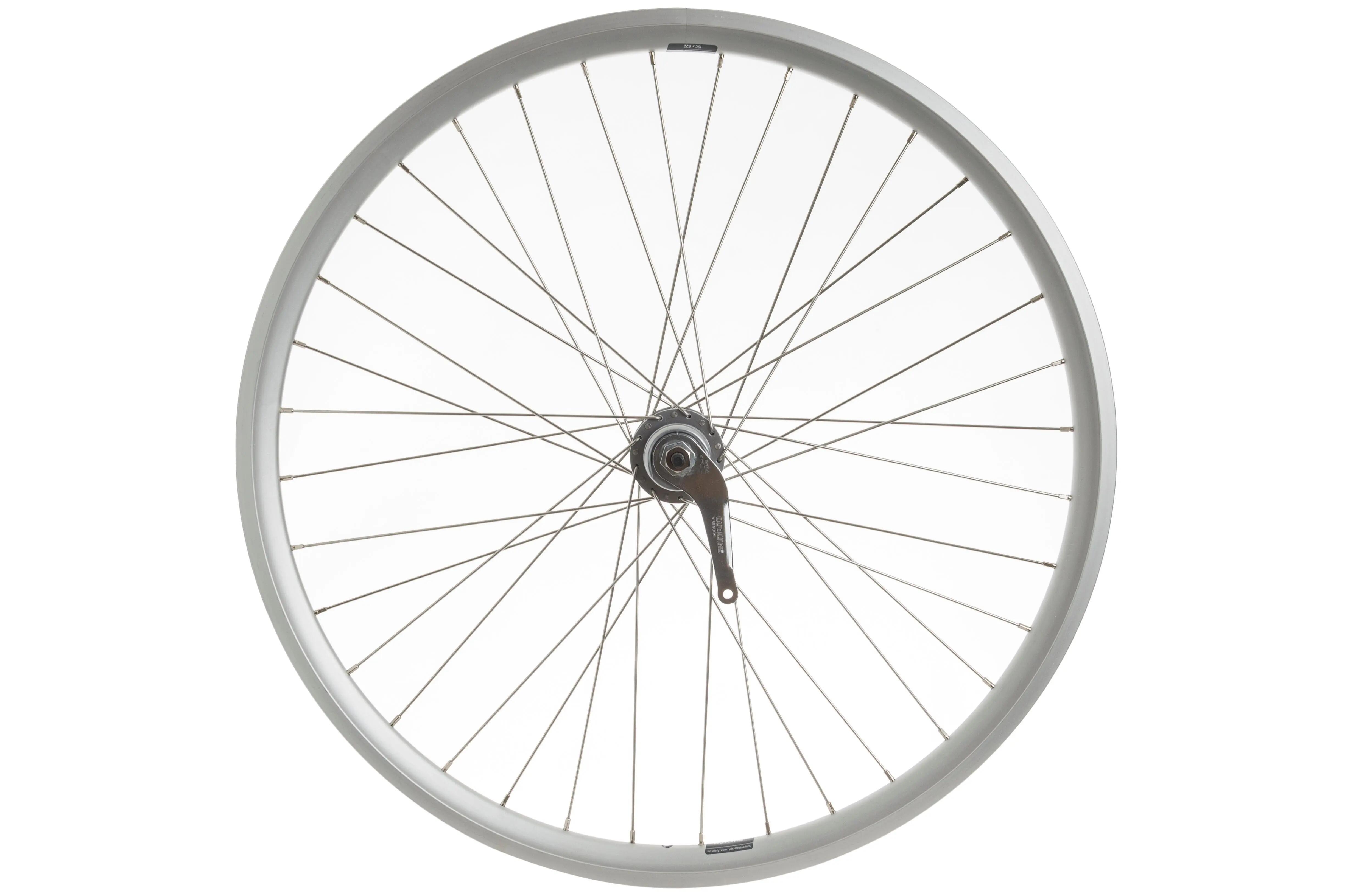 Roată spate 28 inch Nexus 3 cu frână tip coaster, argintie