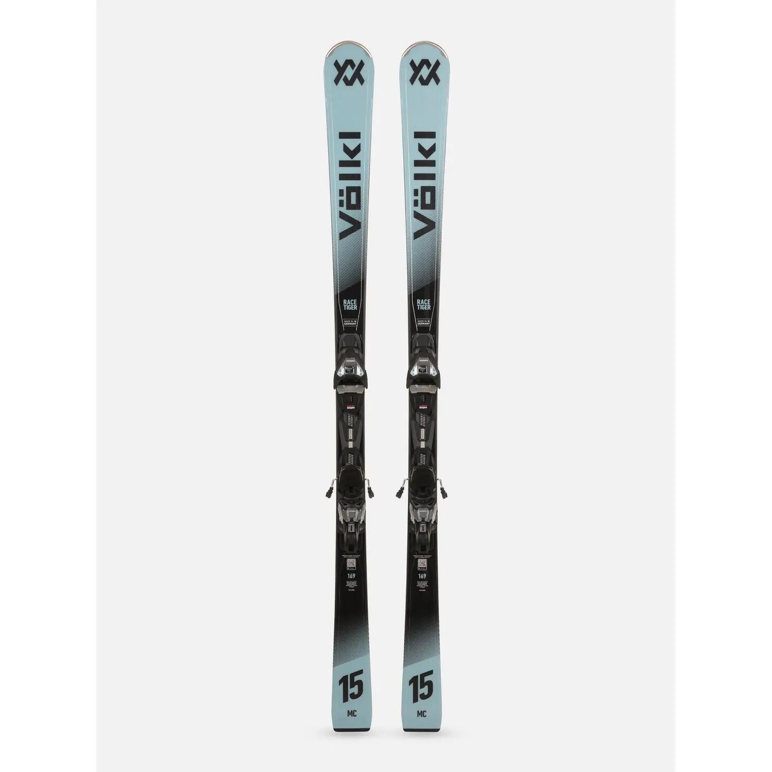 Pack De Skis Racetiger Mc Blue + Fixations Vmotion 12 Homme 1/1
