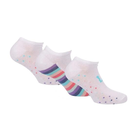 Lot De 3 Socquettes Femme (Blanc)