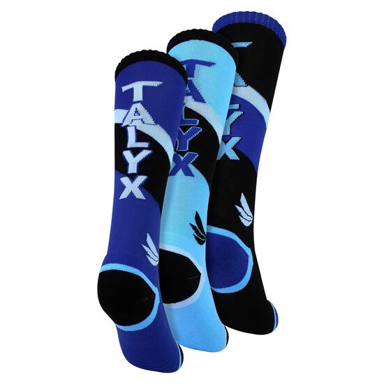 TALYX - Lot de 3 Chaussettes Ski Garçon Coussinées Thermiques Anti‑Transpiration