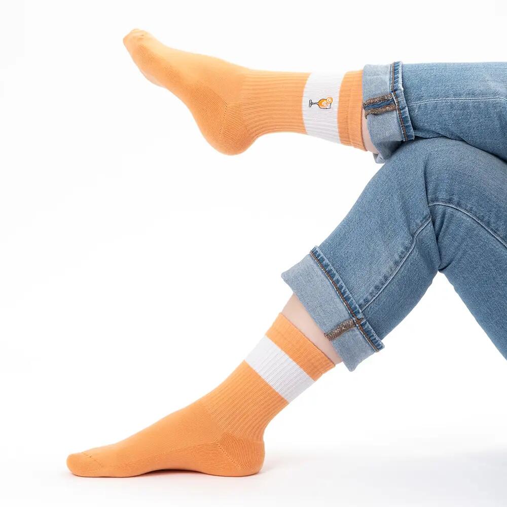 Damen & Herren Bunte Motiv Tennissocken 3er Pack (Modell: Elly) 6/6
