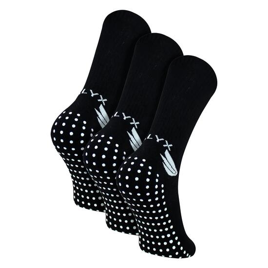 TALYX - Lot de 3 Chaussettes Montantes Homme Bambou Antidérapantes