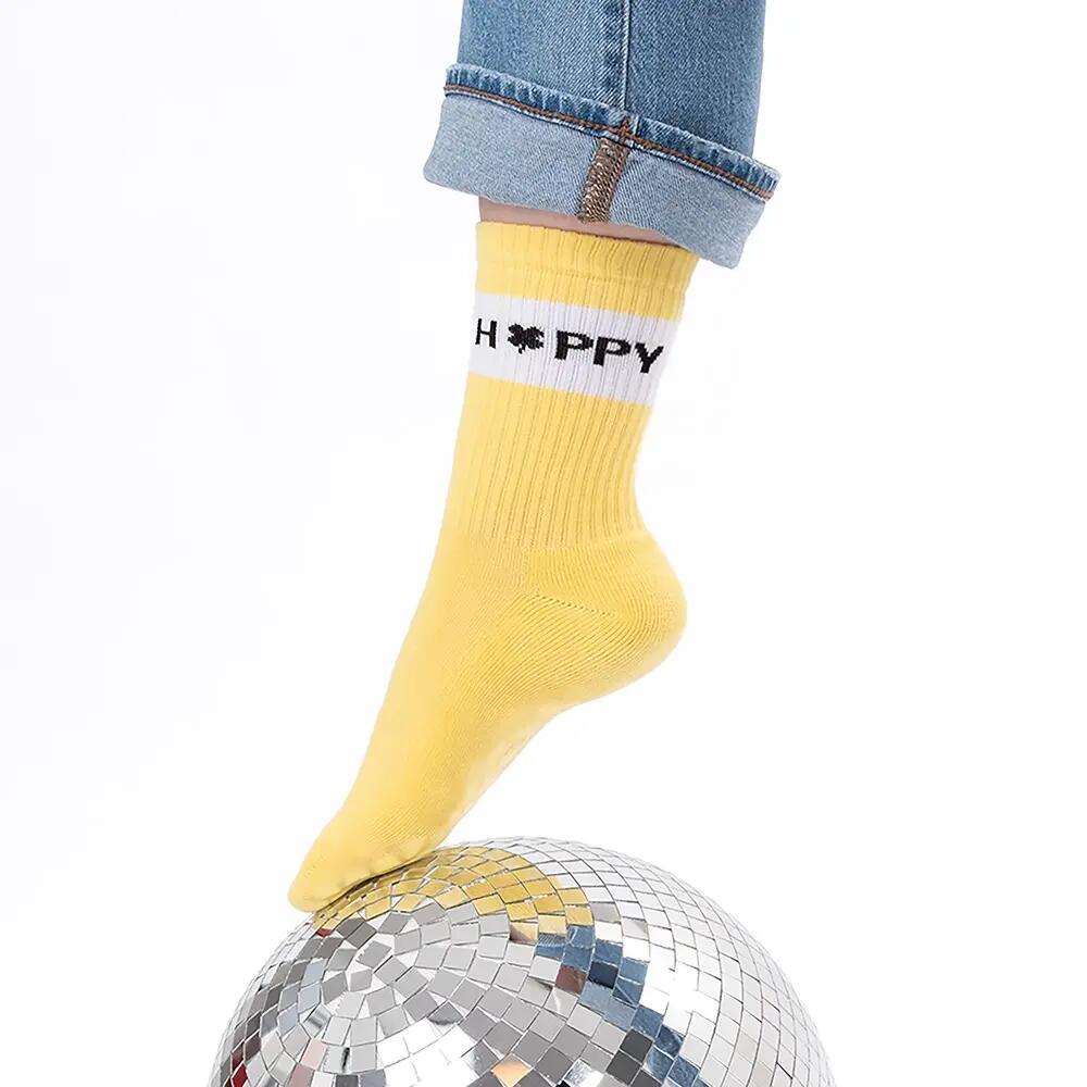 Damen & Herren Bunte Motiv Tennissocken 3er Pack (Modell: Elly) Love 39-42 6/6