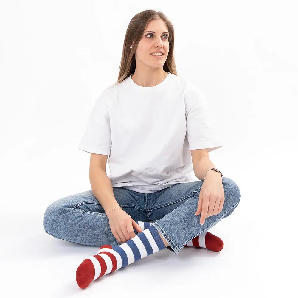 Damen Tennissocken mit Streifen 3er Pack (Modell: Momo) 6/6