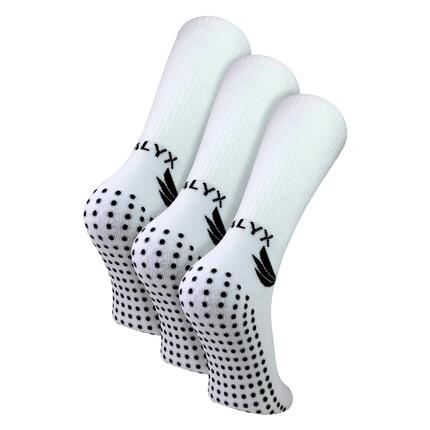 TALYX - Lot de 3 Chaussettes Montantes Homme Bambou Antidérapantes