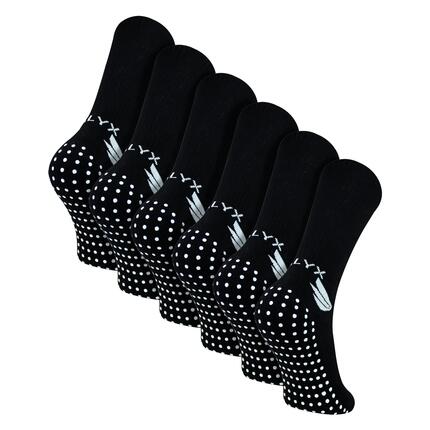 TALYX - Lot de 6 Chaussettes Montantes Homme Bambou Antidérapantes