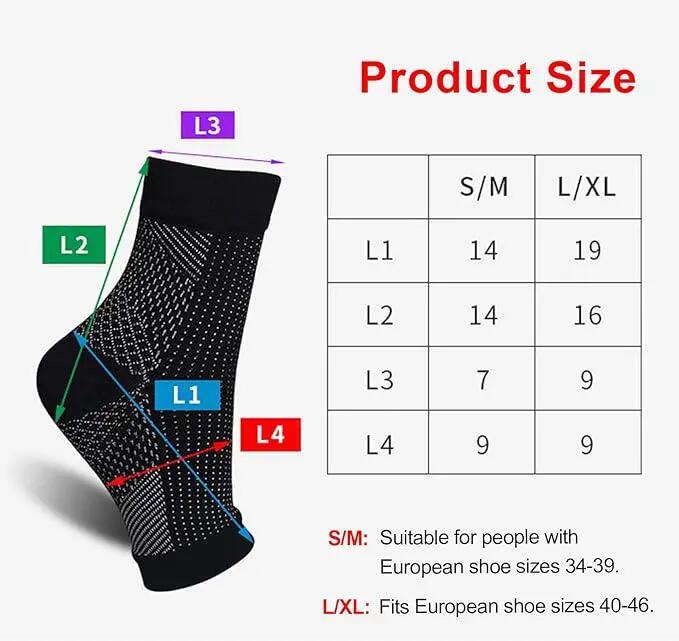 Chaussettes de compression orthopédiques (2 paires) pour le 2/5