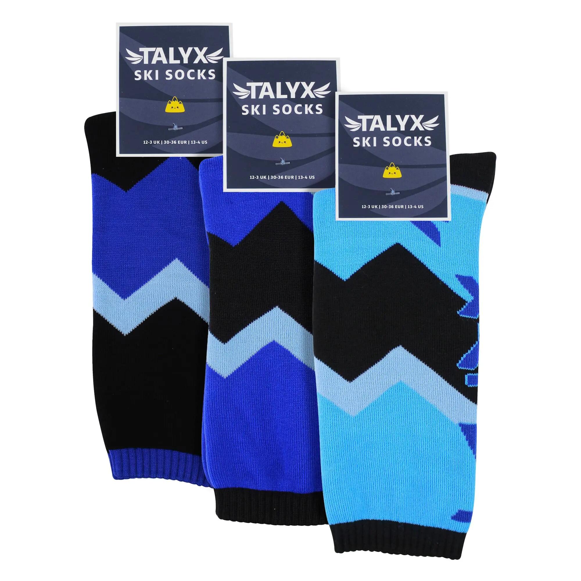 TALYX - 3 Paia Calze Sci Bambino Termiche Imbottite Traspiranti 2/5