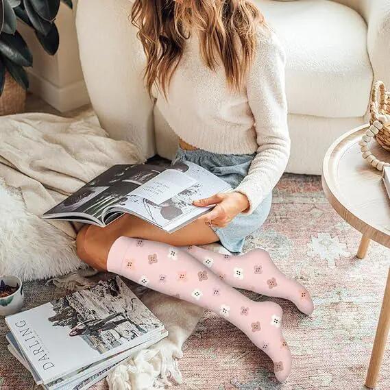 6 paires - chaussettes de compression pour femmes - Chaussettes de compression 3/6