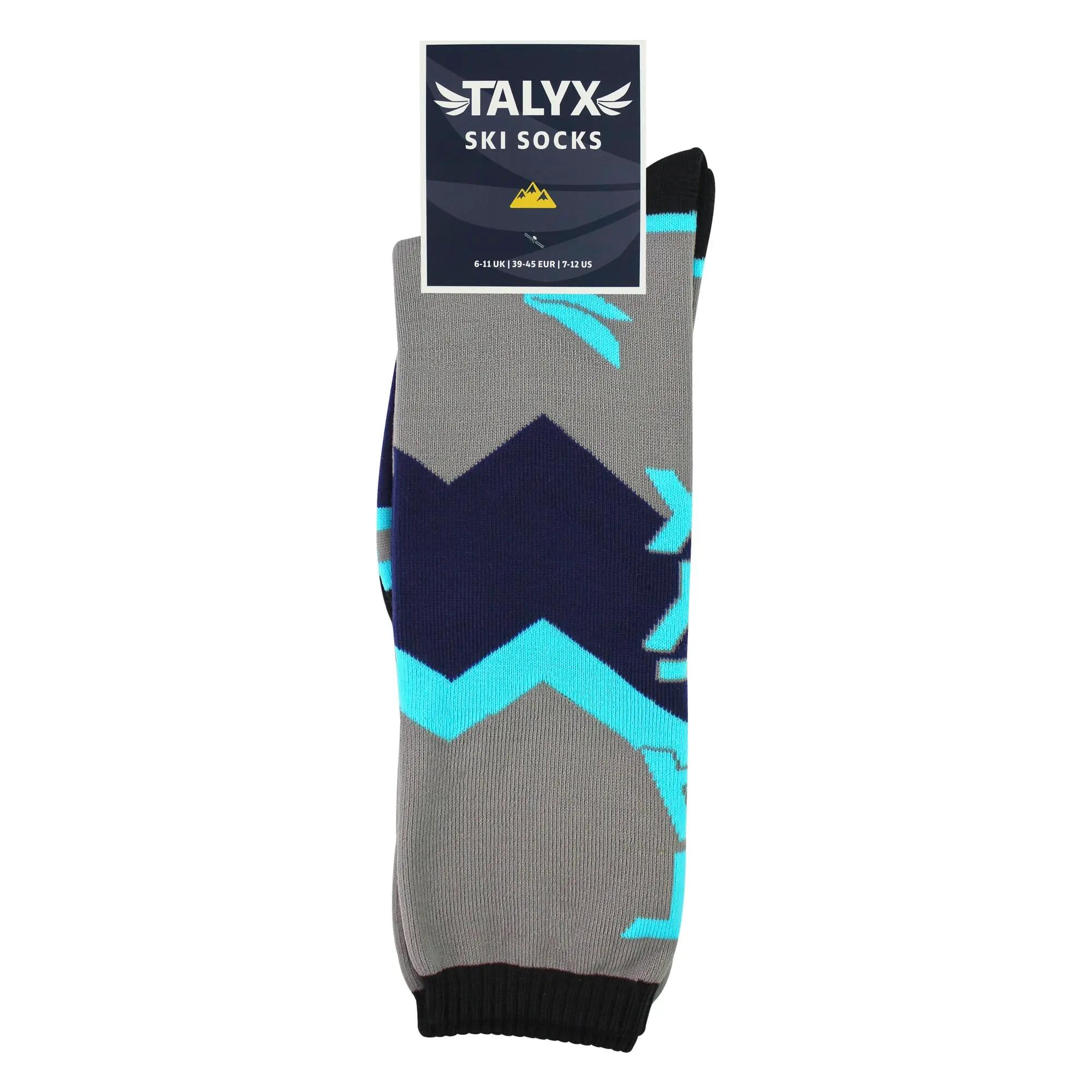 TALYX - 1 Paio Calze Sci Uomo Termiche Invernali Imbottite 2/5