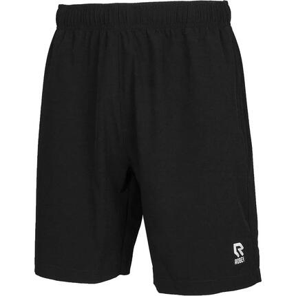 Short sport - homme - extensible, poches zippées - noir