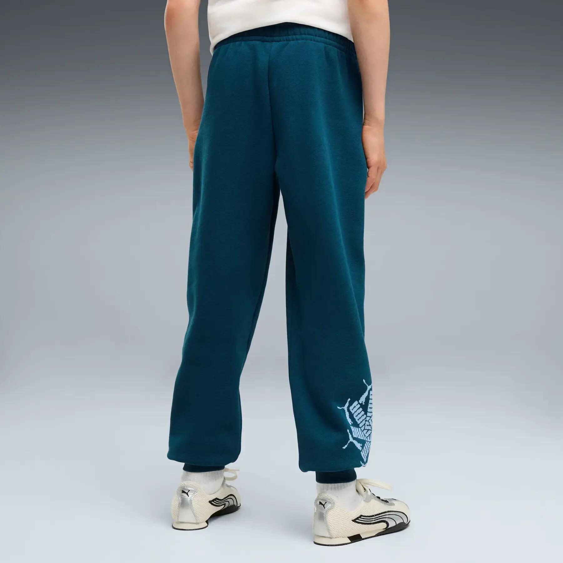 Pantaloni da jogging per bambini Puma Small No. 1 Logo Graphic 4/5