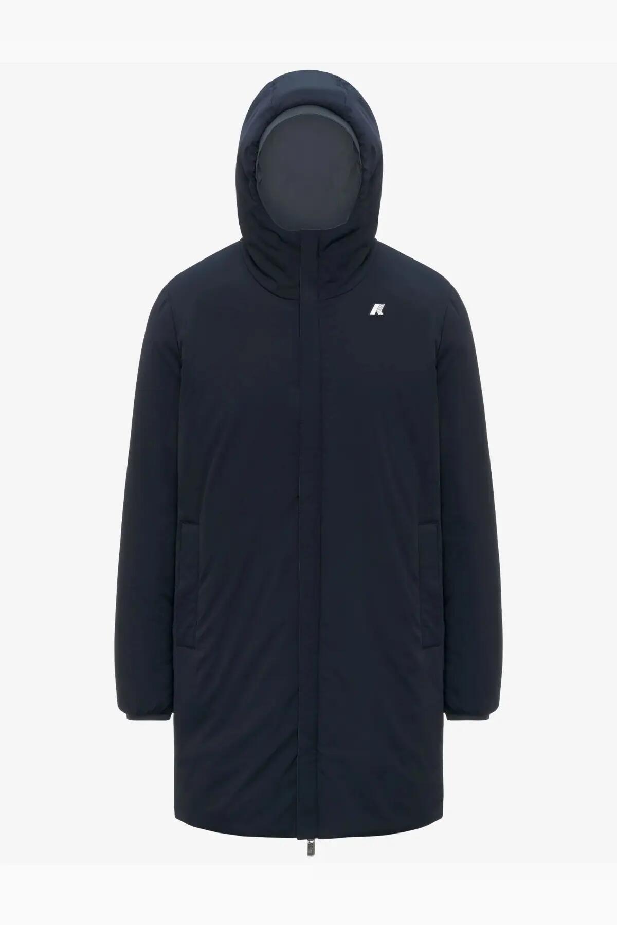 Giacca K-way Modello Jacob St Warm Double Colore Blu 5/5