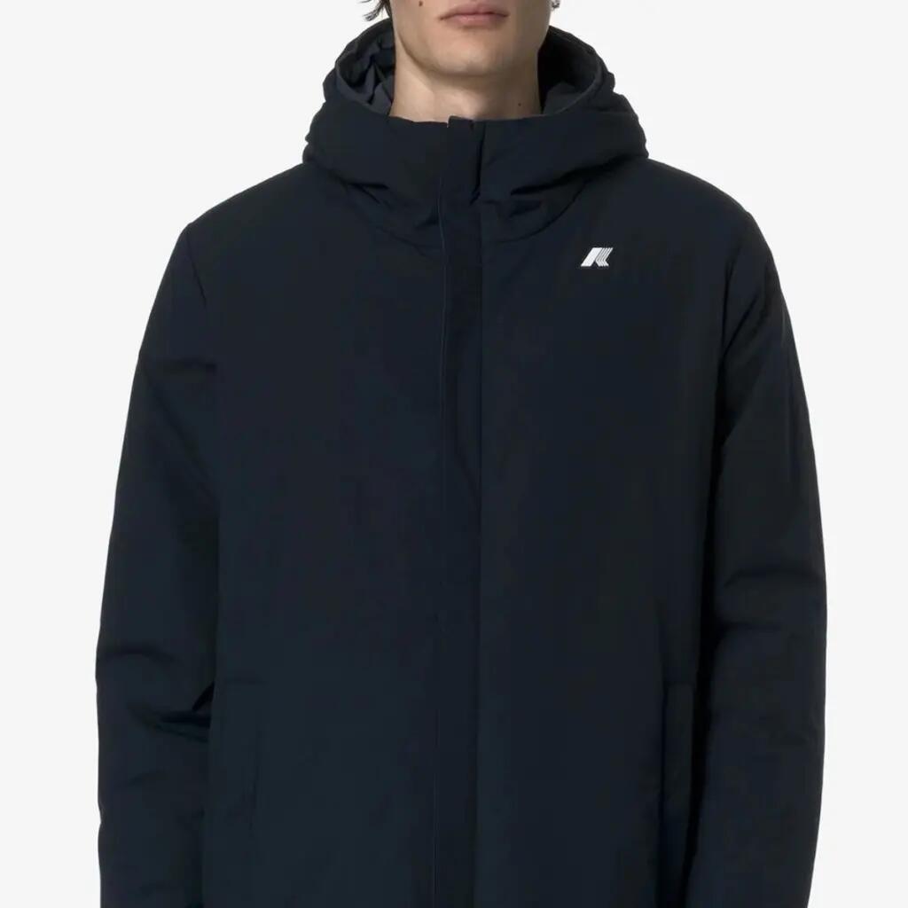 Giacca K-way Modello Jacob St Warm Double Colore Blu 3/5
