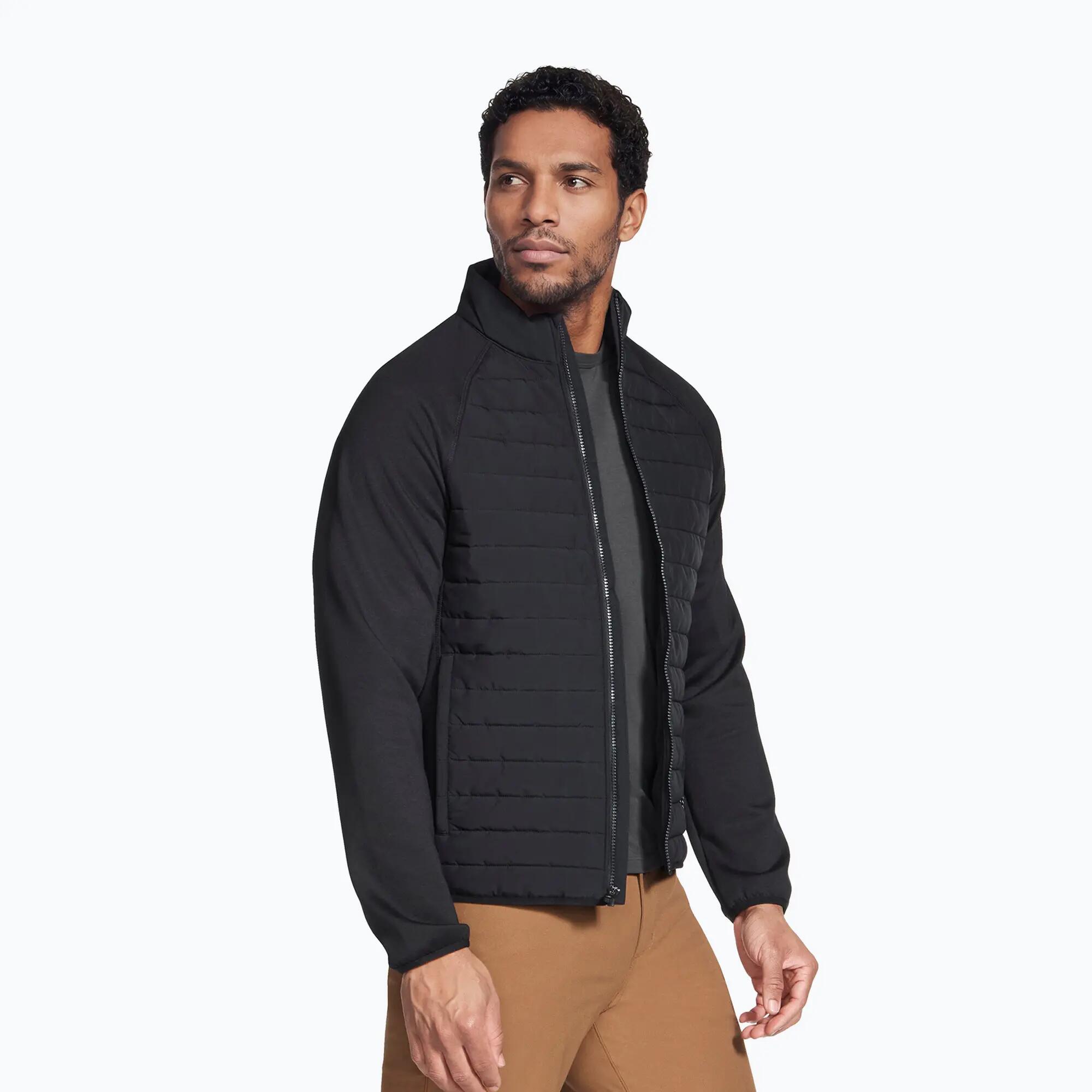 Kurtka hybrydowa męska Skechers The Hoodless Hoodie Hybrid Jacket L 5/6