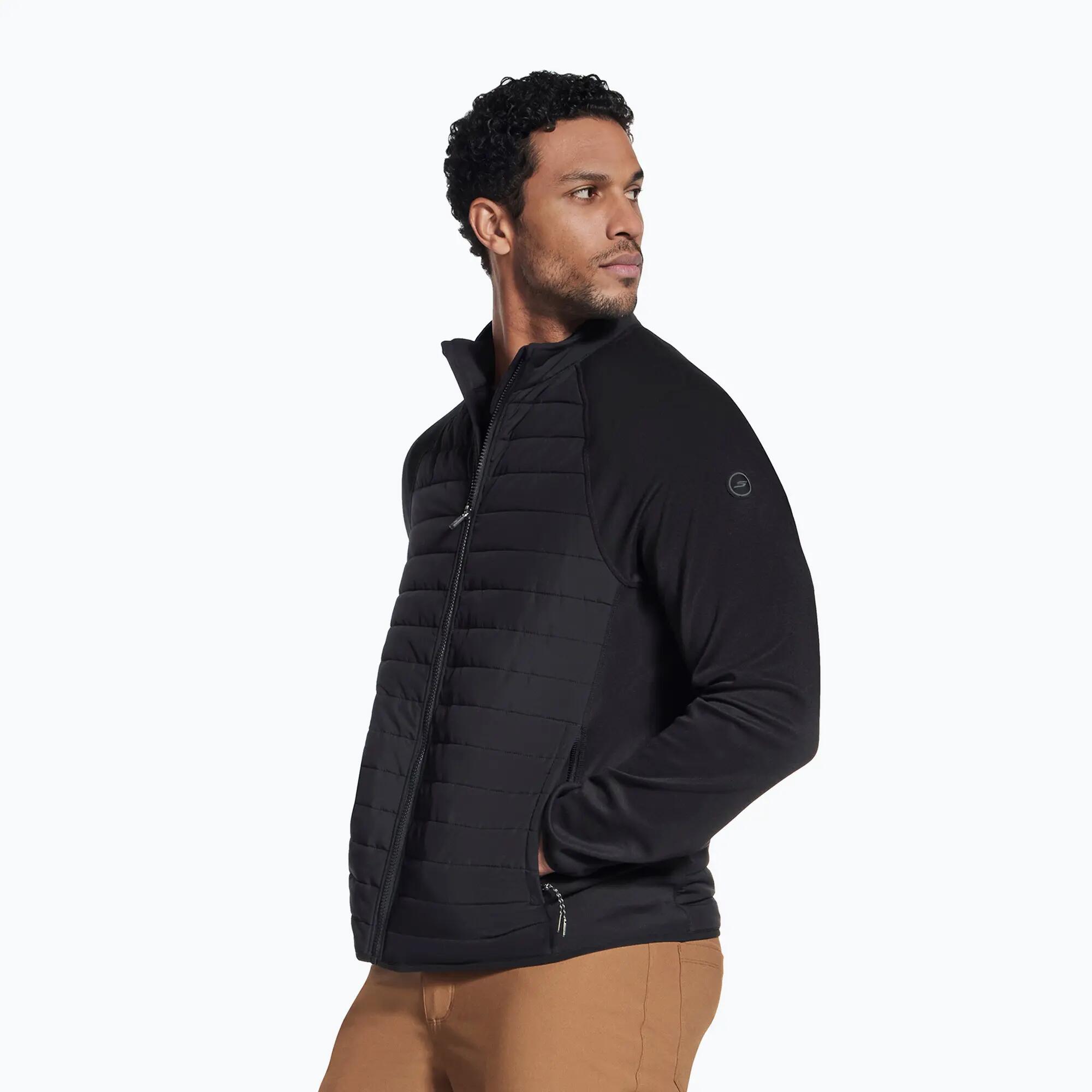 Kurtka hybrydowa męska Skechers The Hoodless Hoodie Hybrid Jacket M 3/6