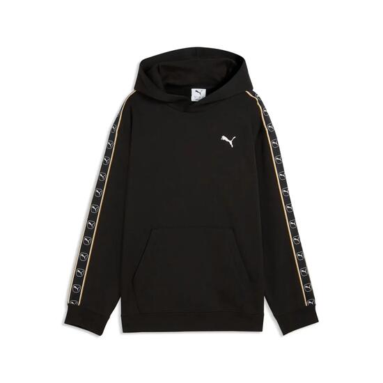 Sweatshirt à capuche ourlet et revers côtelé enfant Puma Cat logo