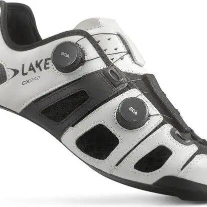 Lake CX242 Road Shoes White/Black