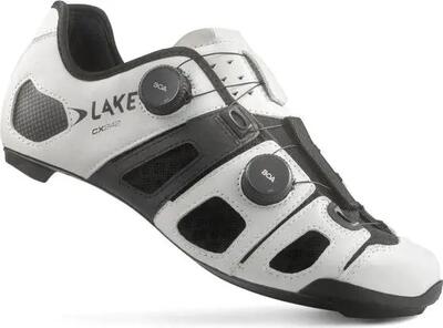 Lake cx242 schoenen voor op de weg wit/zwart
