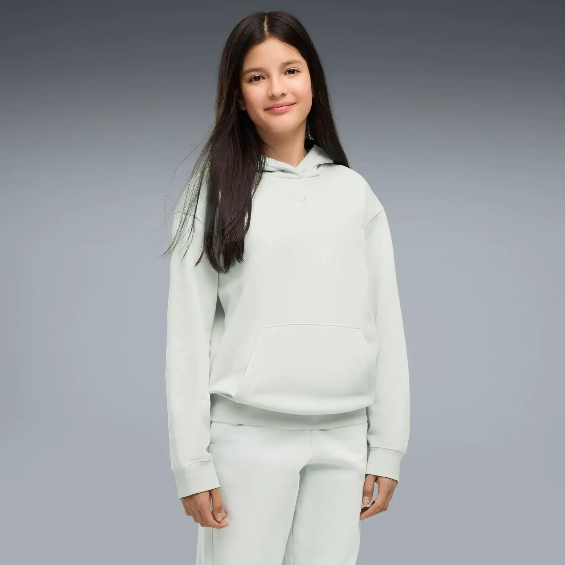 Girl hoodie Puma Fleece Essentials 3/5