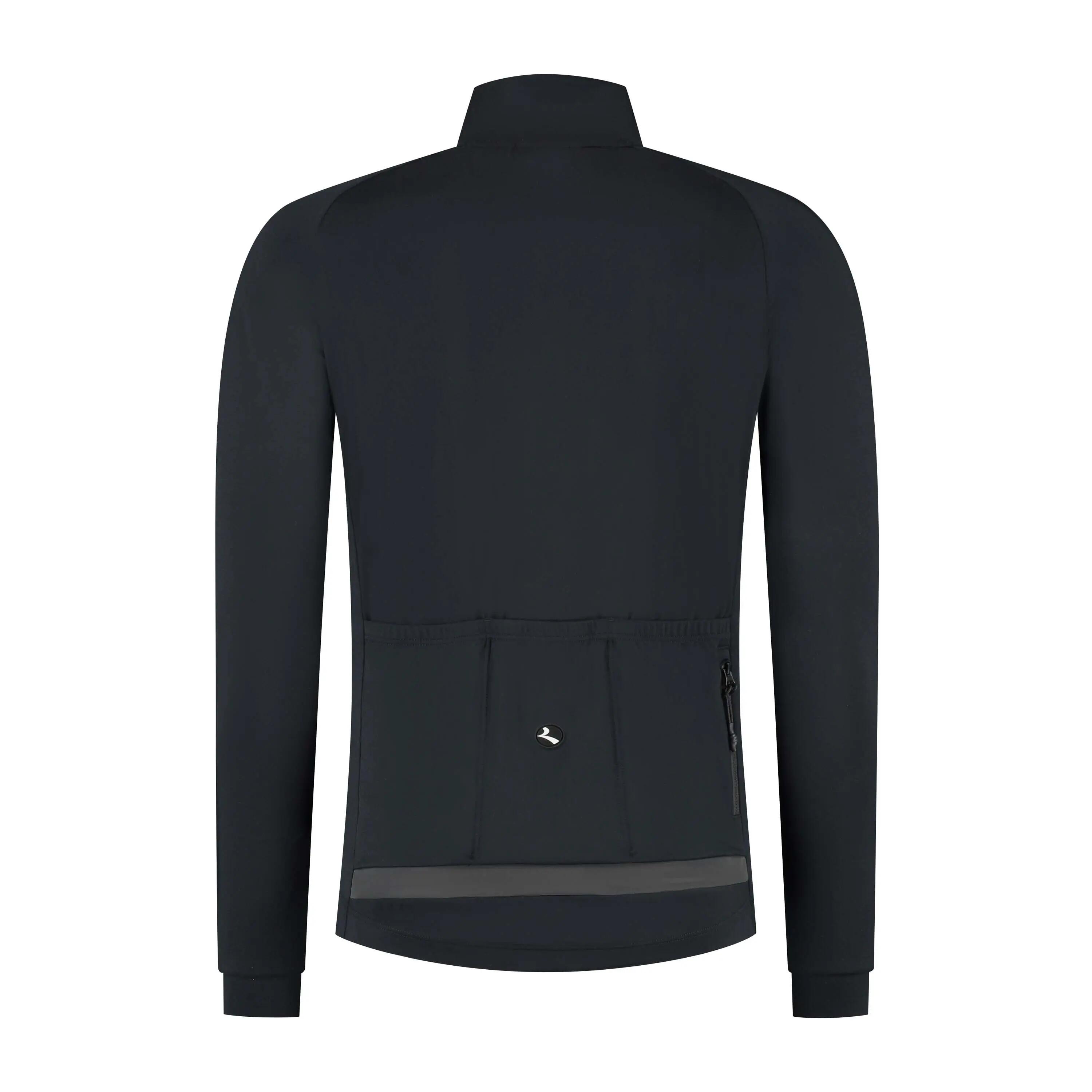 Maillot Ciclismo Manga Larga Hombre Essential Light Negro 4/7