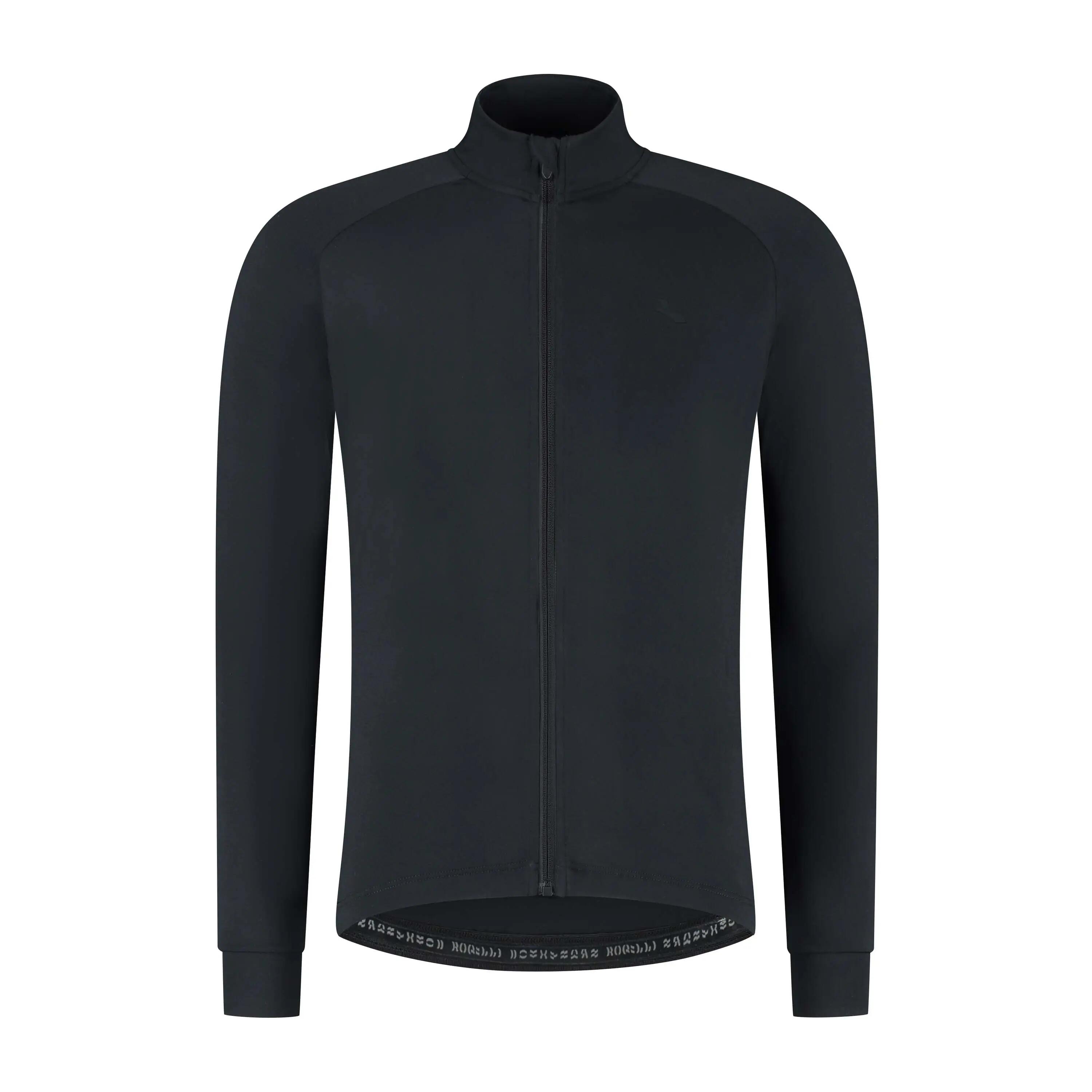 Maillot Ciclismo Manga Larga Hombre Essential Light Negro 2/7