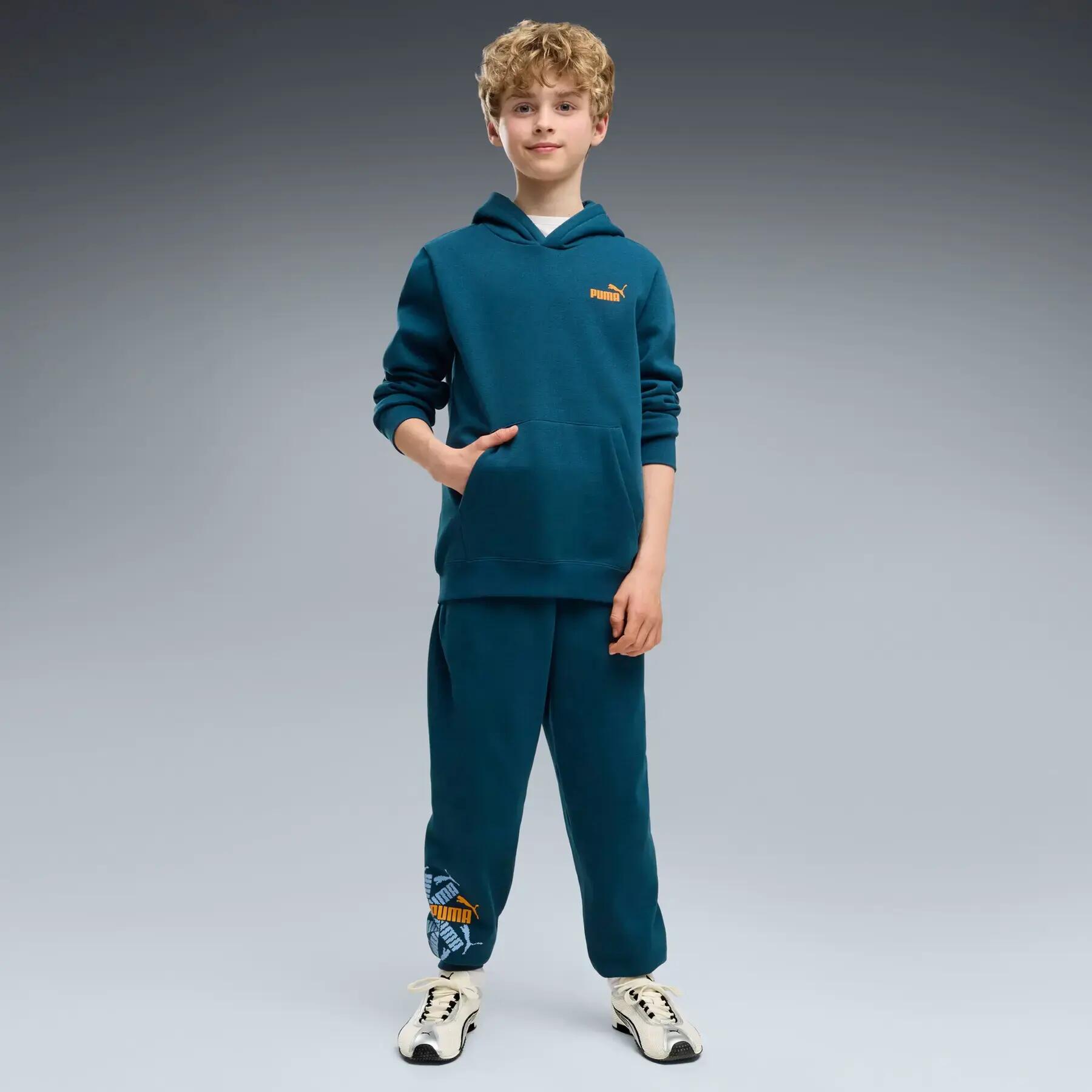Sweatshirt à capuche enfant Puma Small No. 1 logo Graphic 5/5
