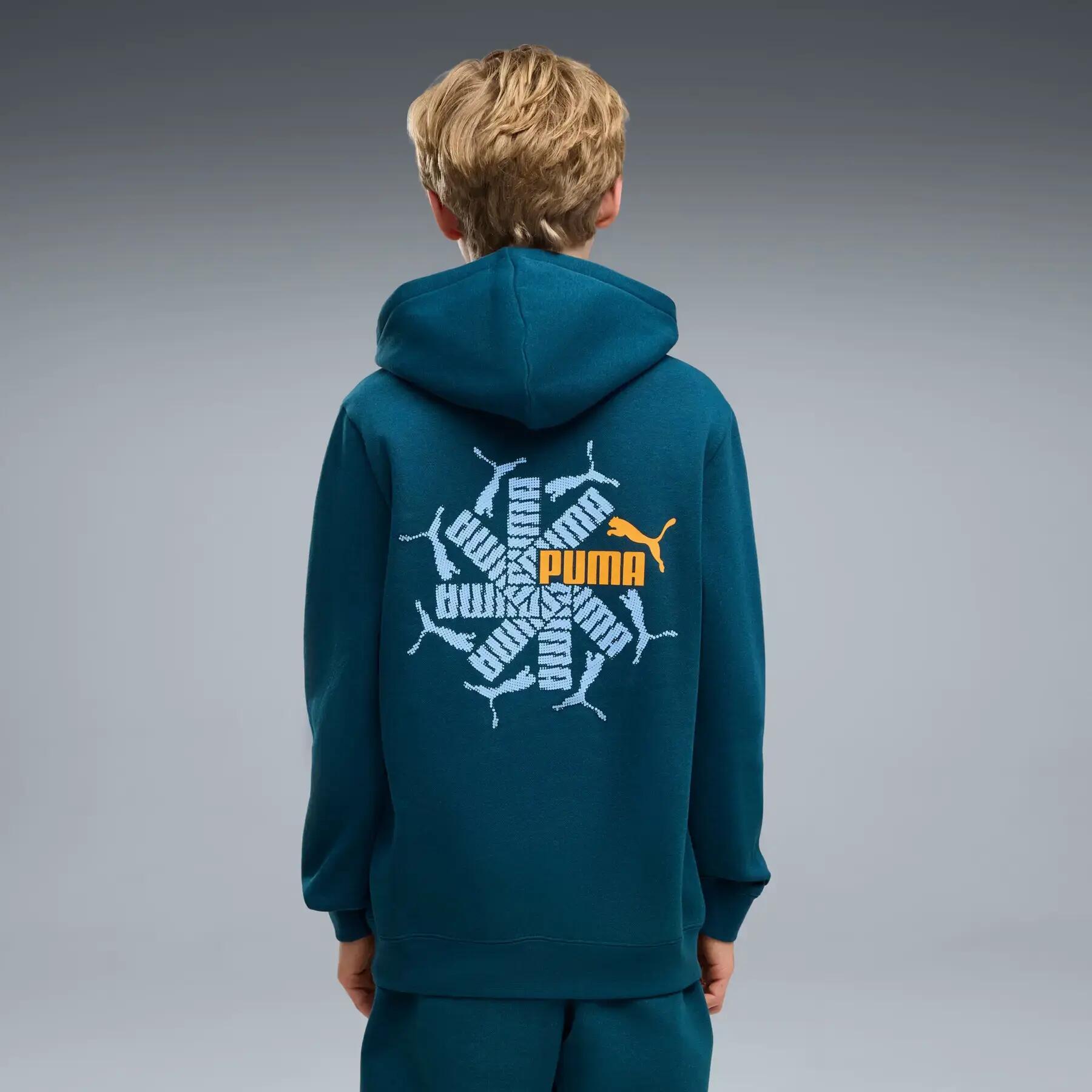 Sweatshirt à capuche enfant Puma Small No. 1 logo Graphic 4/5