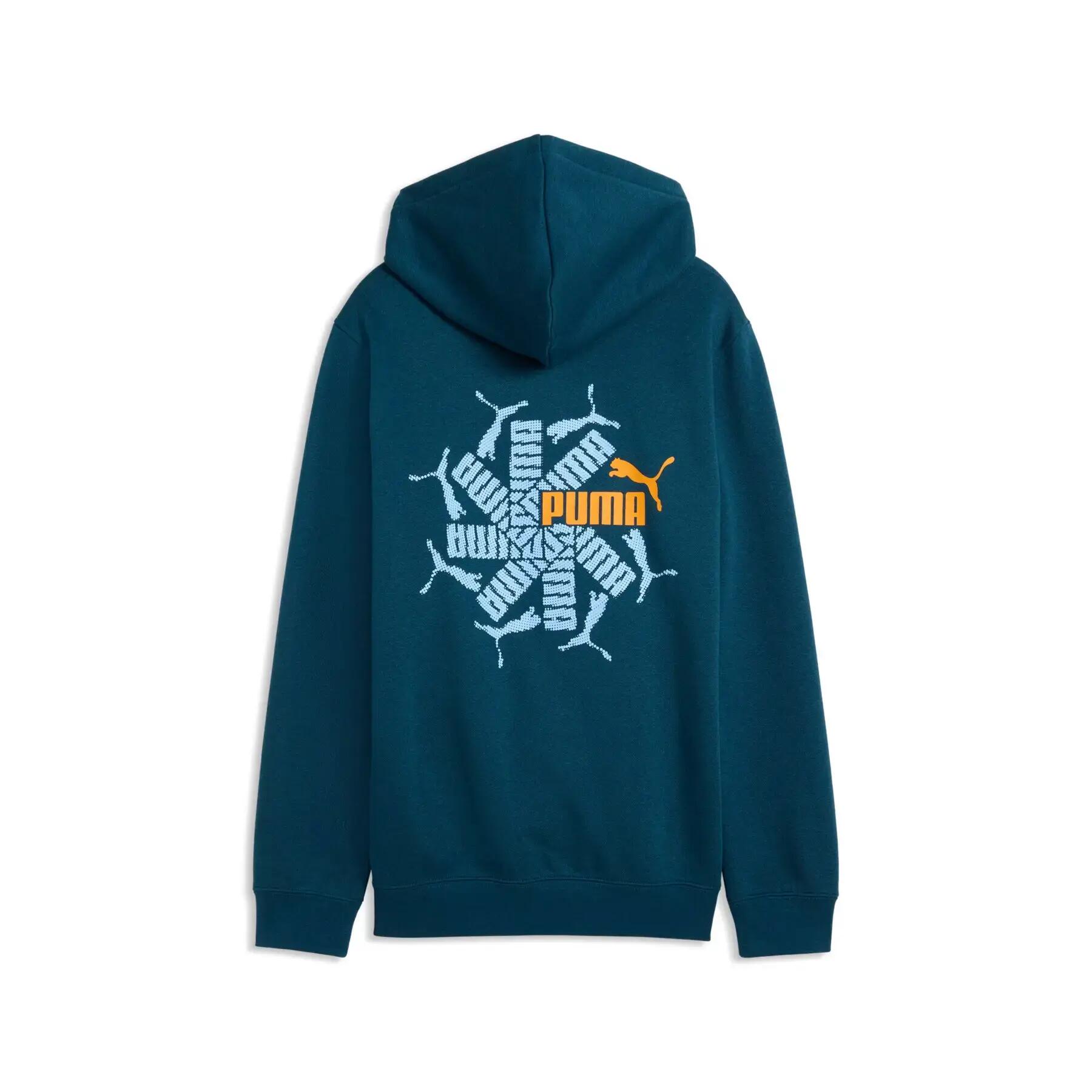Sweatshirt à capuche enfant Puma Small No. 1 logo Graphic 2/5