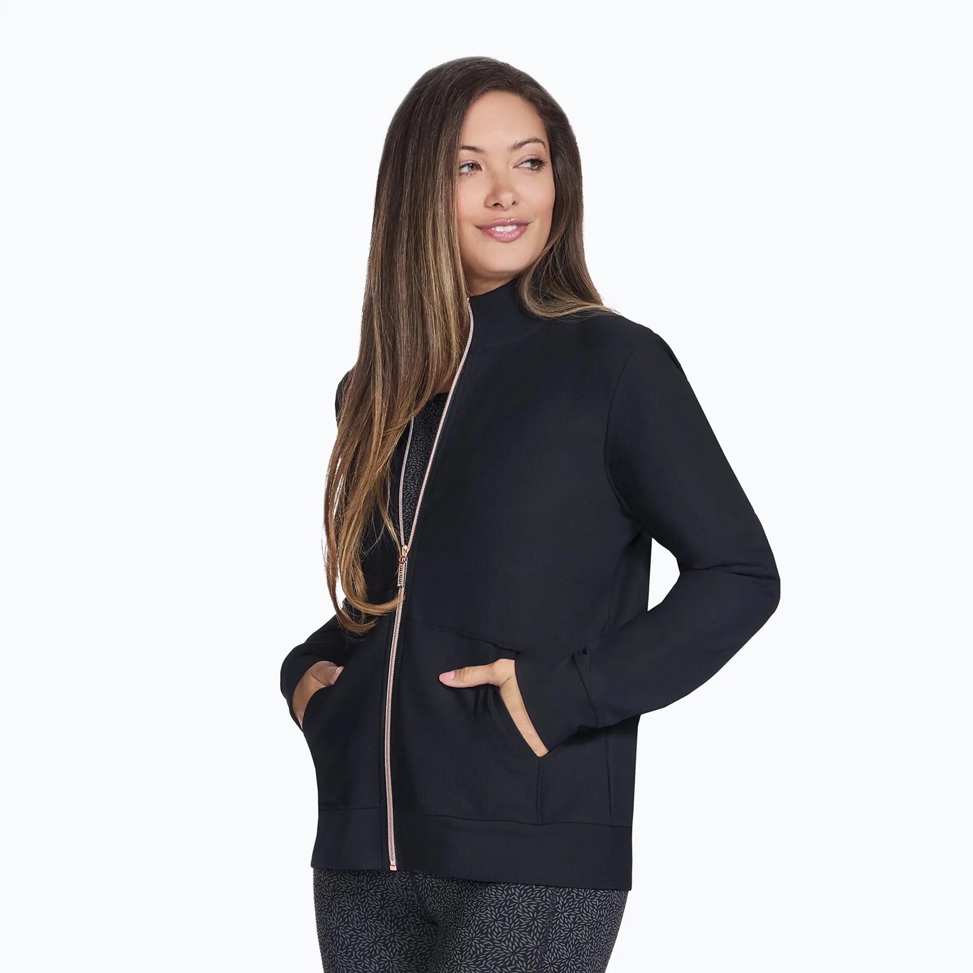 Bluza damska SKECHERS GO Luxe Rib Everyday Full Zip 3/4