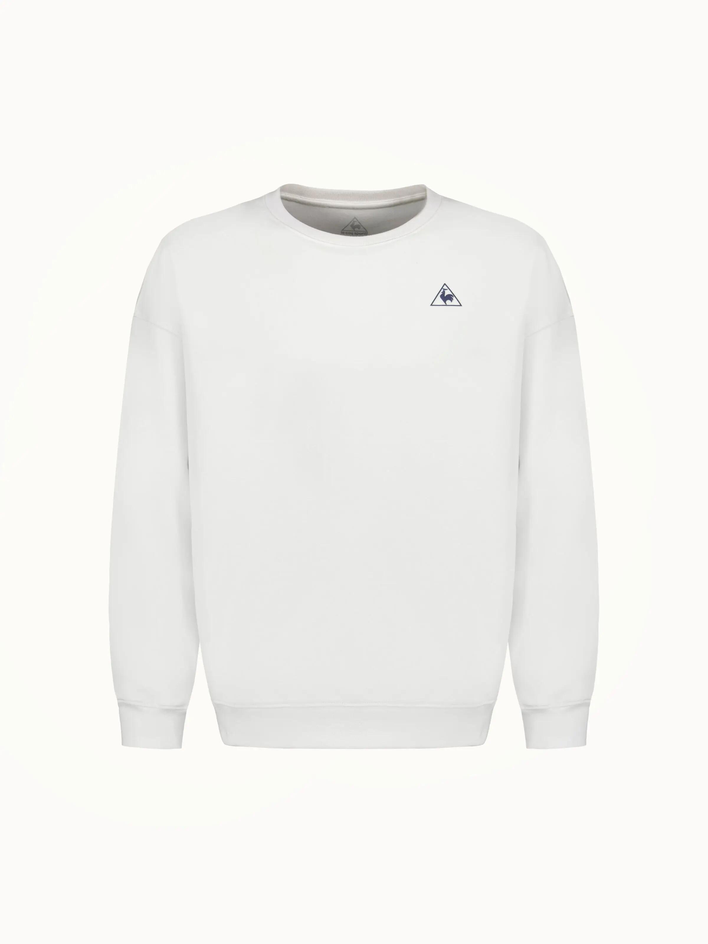 Sweat col rond relax en double face 2/4