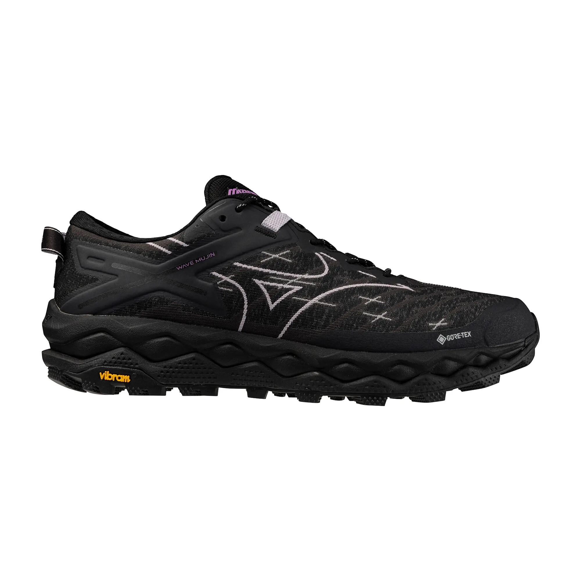 Buty do biegania Mizuno Wave Mujin Ls Gtx Czarny/Irys/Wiosenny krokus 7/7
