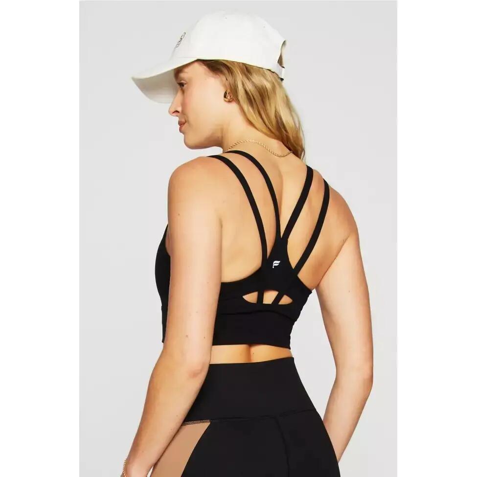 Fabletics Biustonosz Sportowy Damski Średnie Wsparcie Principal Longline 2/4