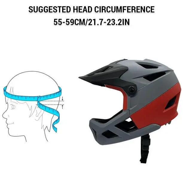 Casque intégral de VTT pour hommes et femmes, casque de vélo de route léger avec 3/5