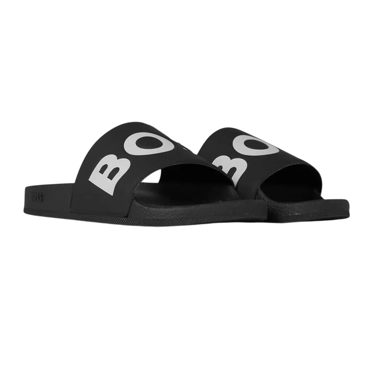 Sliders LogoUomo Boss Aryeh Nero Bianco 4/4