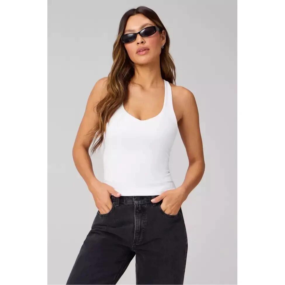 FABLETICS Top Sportowy Damski z Biustonoszem Anywhere Cropped 4/4