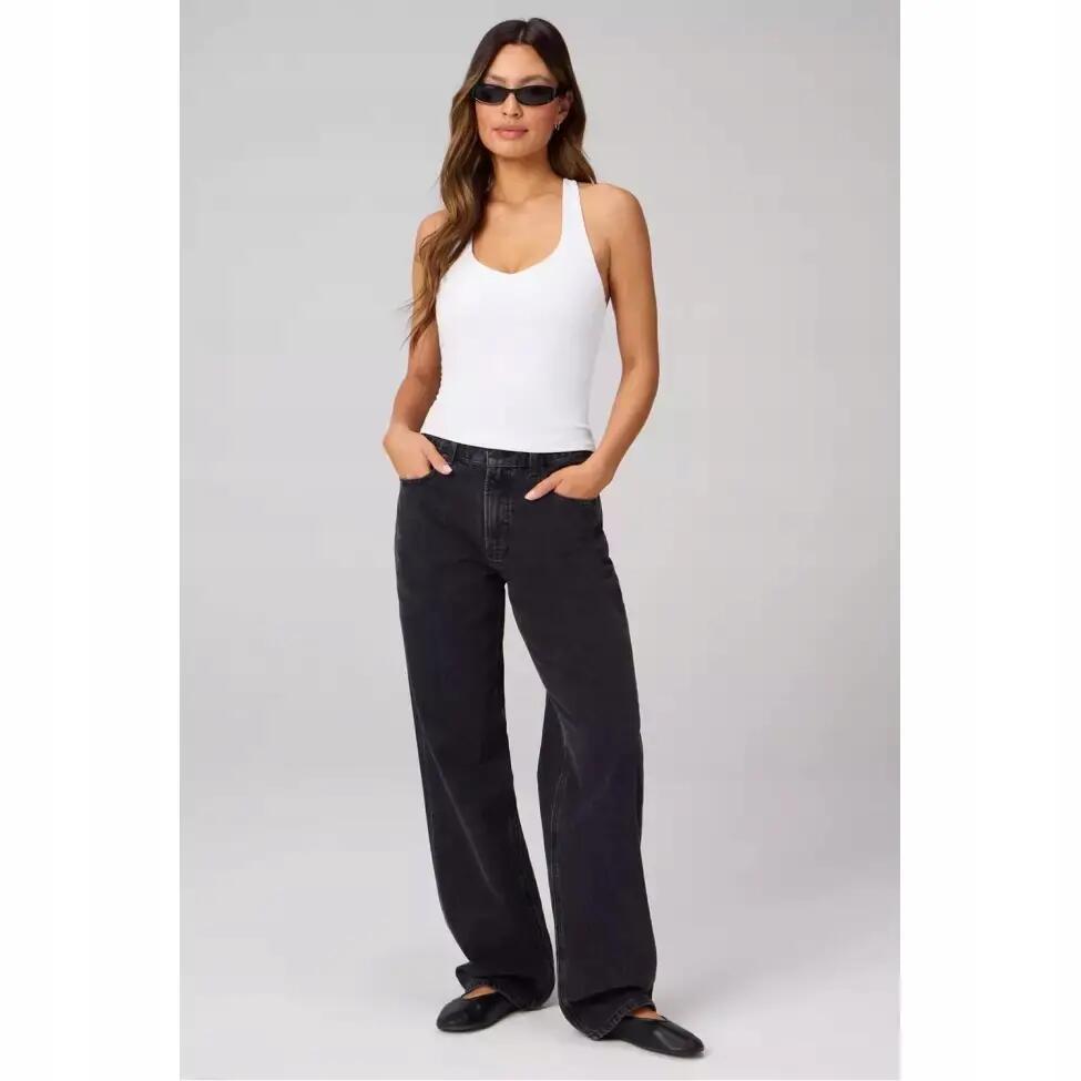 FABLETICS Top Sportowy Damski z Biustonoszem Anywhere Cropped 3/4