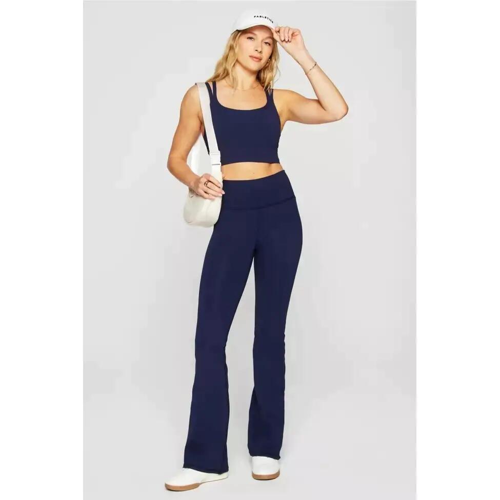 Fabletics Biustonosz Sportowy Damski Średnie Wsparcie Principal Longline 3/4