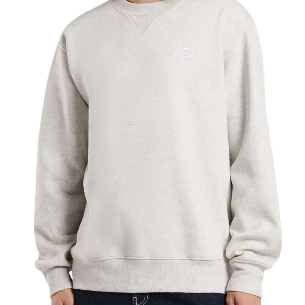 Men's Sweatshirt - Relaxed Fit - Light Grey