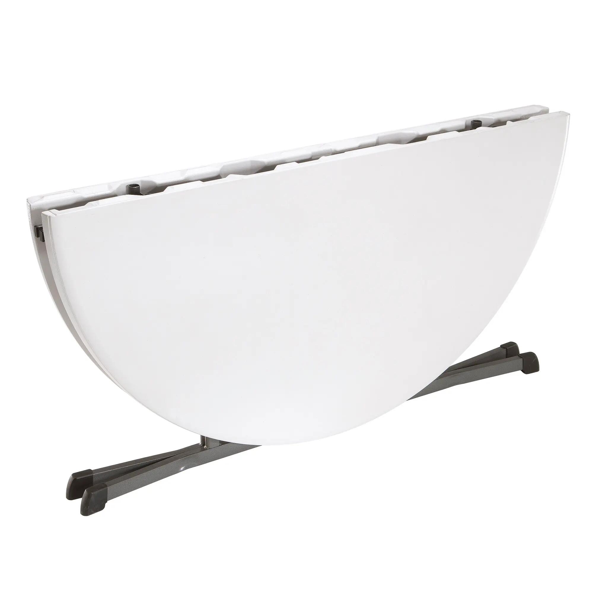 Mesa redonda plegable blanco Lifetime Ø152 x 75,5 cm 2/4