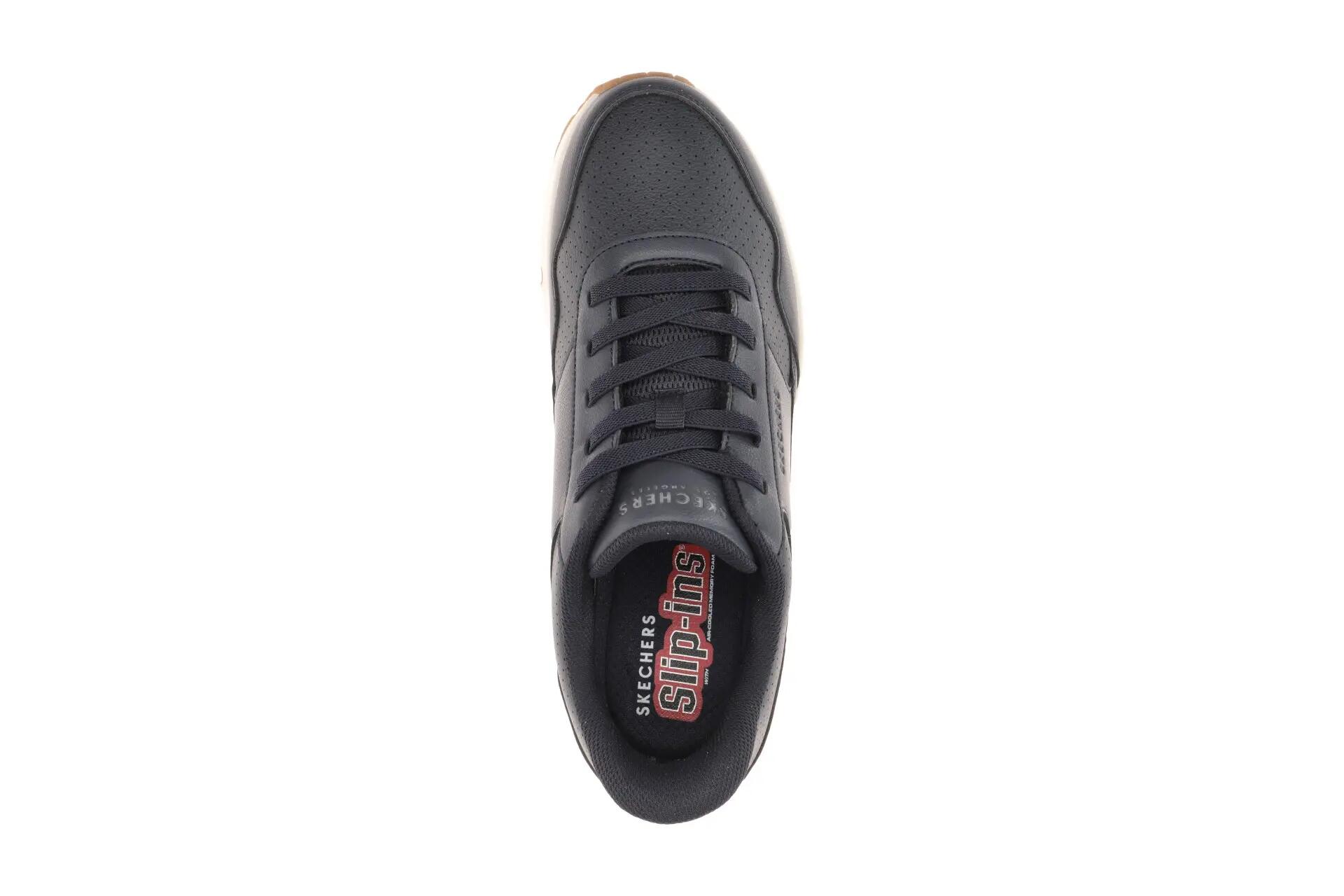 Skechers Uno Schuhe Sneakers blau Herren Slip Ins 183023 6/7