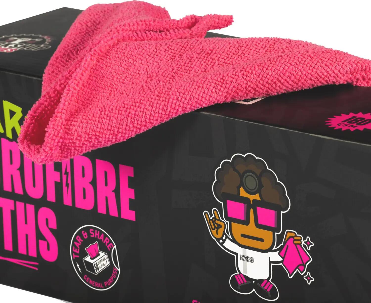 Tear Off Microfibre Cloths 30 x 30cm 2/5