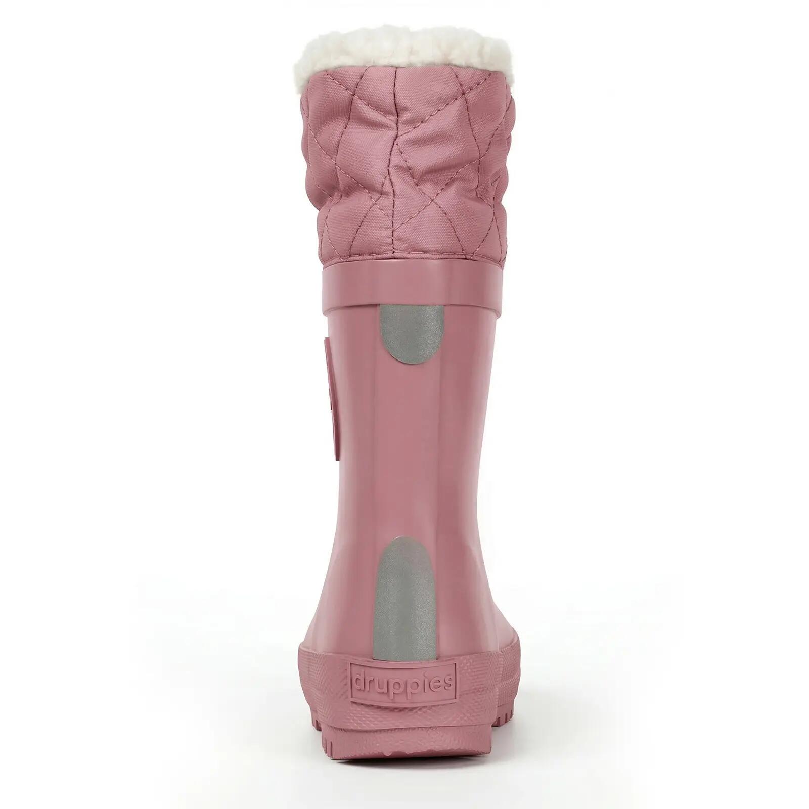 Winterlaarzen Dames - Gevoerde Regenlaarzen - Winter - Dusty Pink - EU 38 4/9