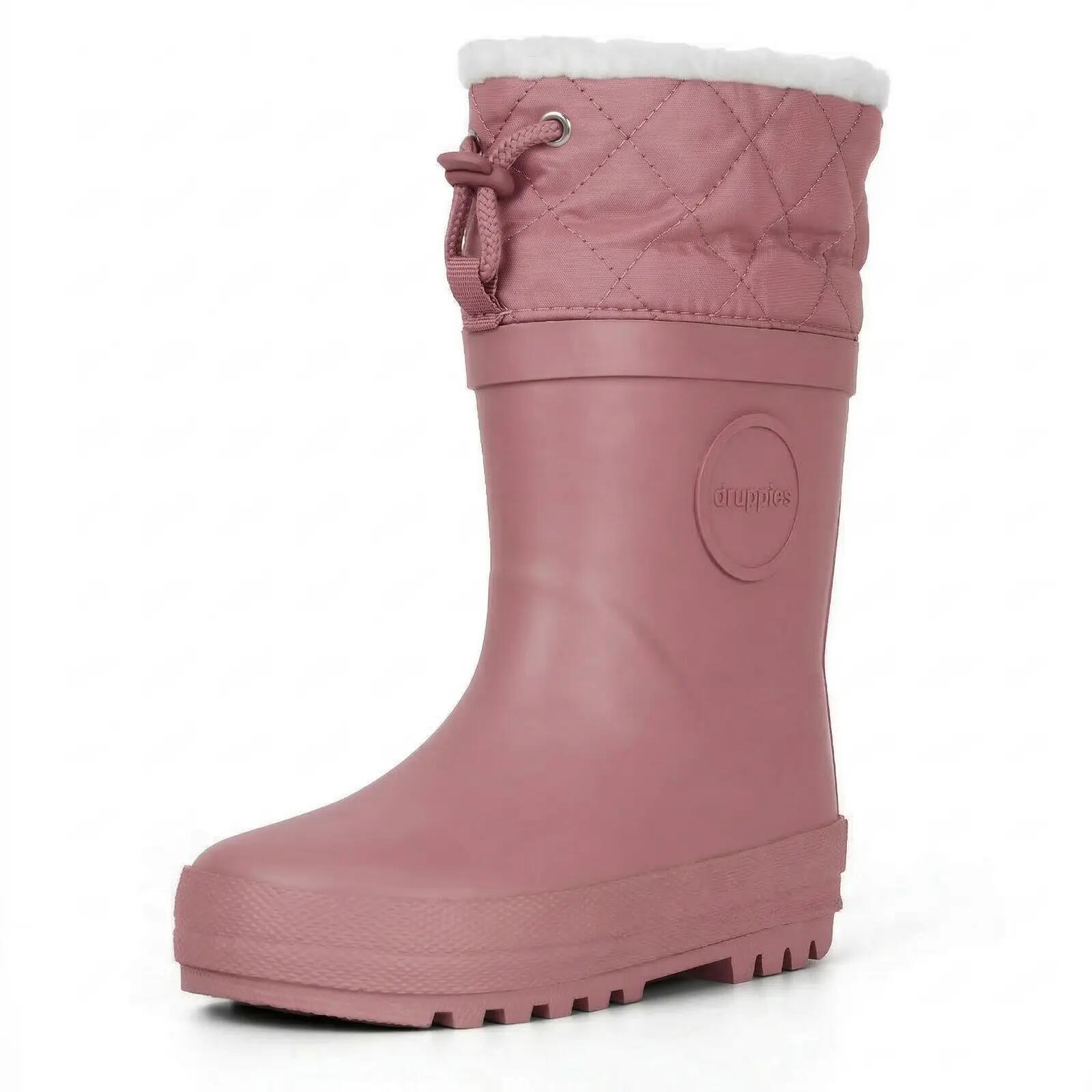 Winterlaarzen Dames - Gevoerde Regenlaarzen - Winter - Dusty Pink - EU 38 3/9