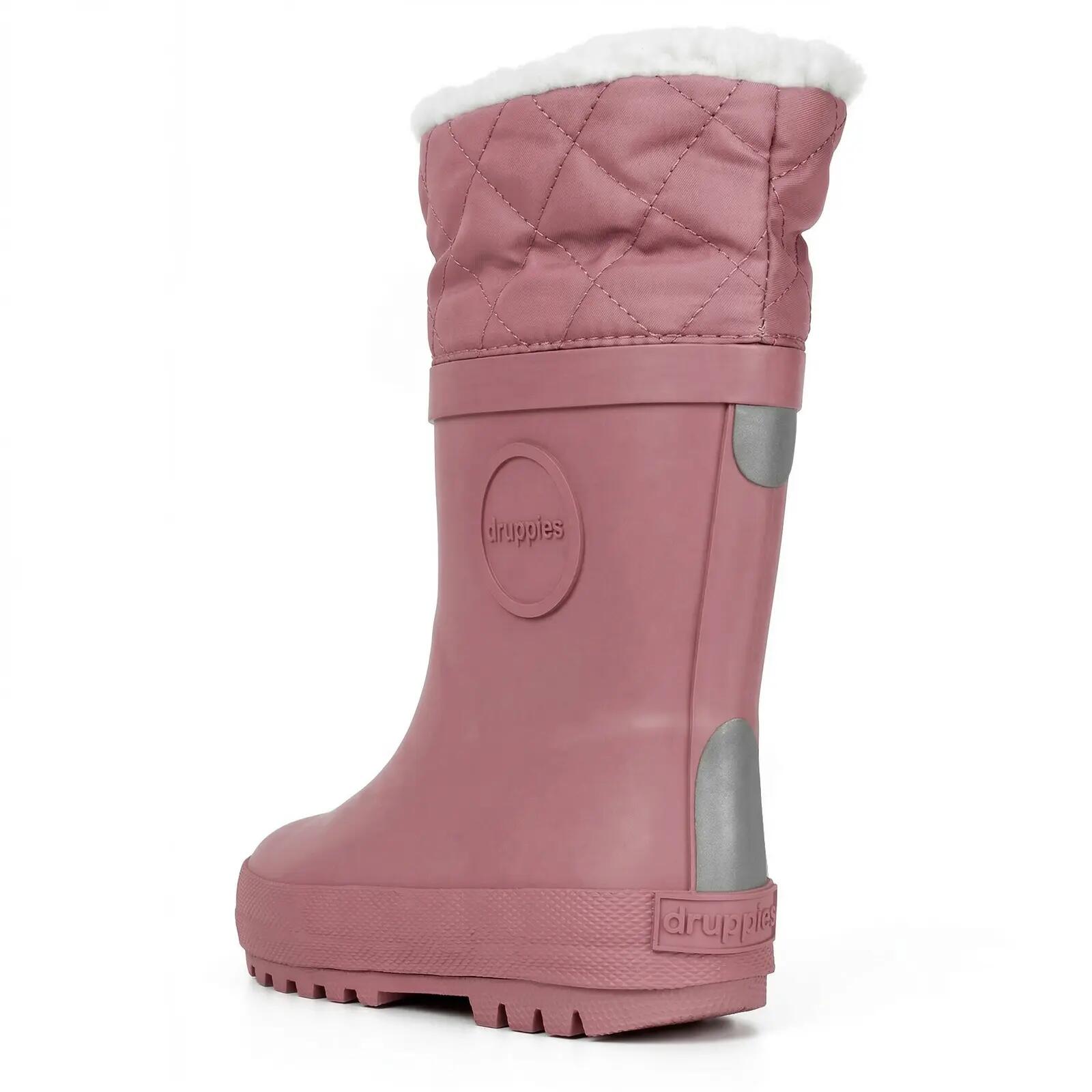 Winterlaarzen Dames - Gevoerde Regenlaarzen - Winter - Dusty Pink - EU 38 2/9