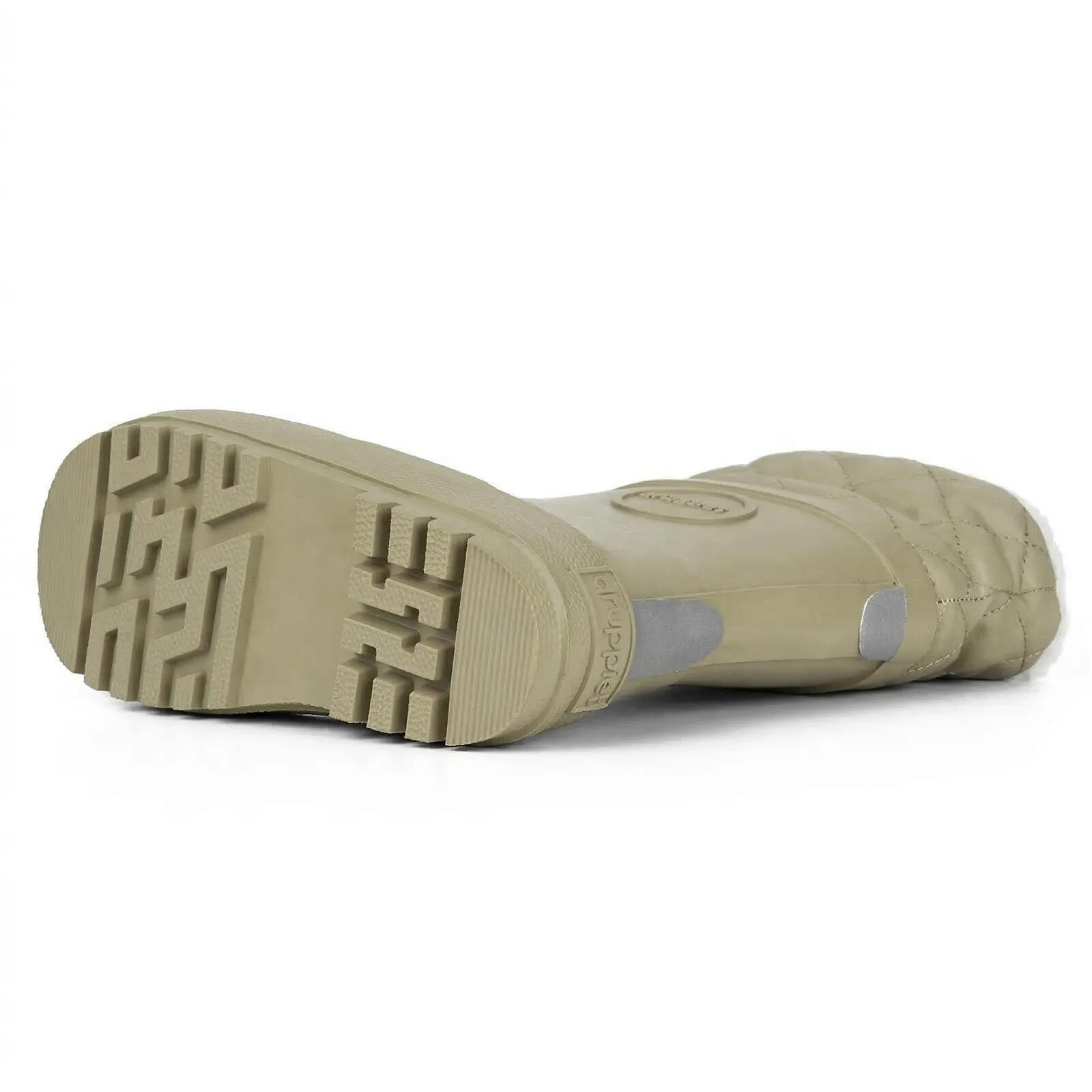 Winterlaarzen Dames - Gevoerde Regenlaarzen - Winter - Sandstone Beige - EU 42 5/9